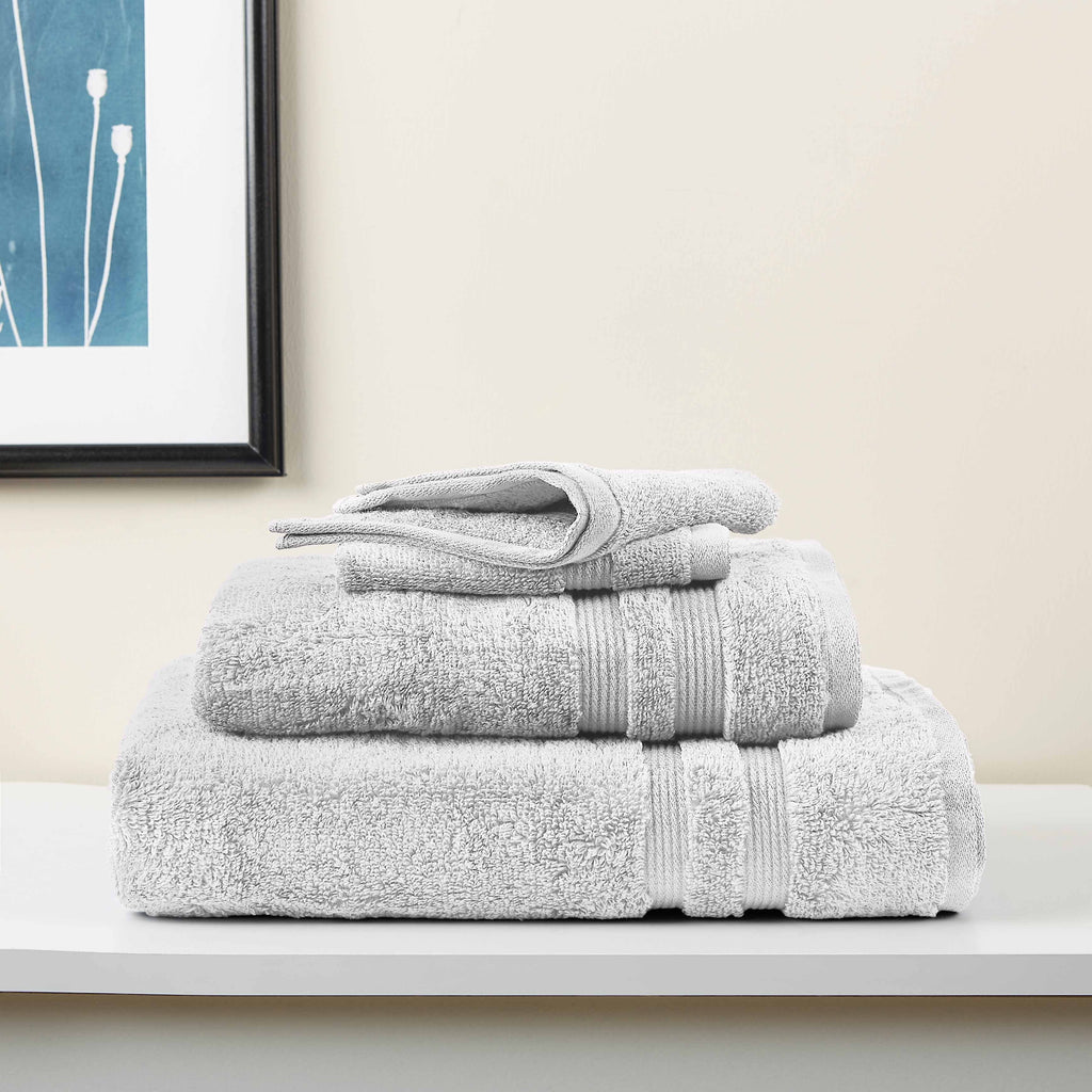 Mainstays Performance Sizeolid 6 Piece Towel Sizeet, Sizeilver