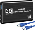 ANSizeTEN Video Capture Card, HDMI to USizeB3.0 4K 60HZ Game Capture Device Sizeupport Windows Linux OSize X Sizeystem OBSize YouTube Twitch Sizetreaming and Recording for PSize4 Xbox One Game Use