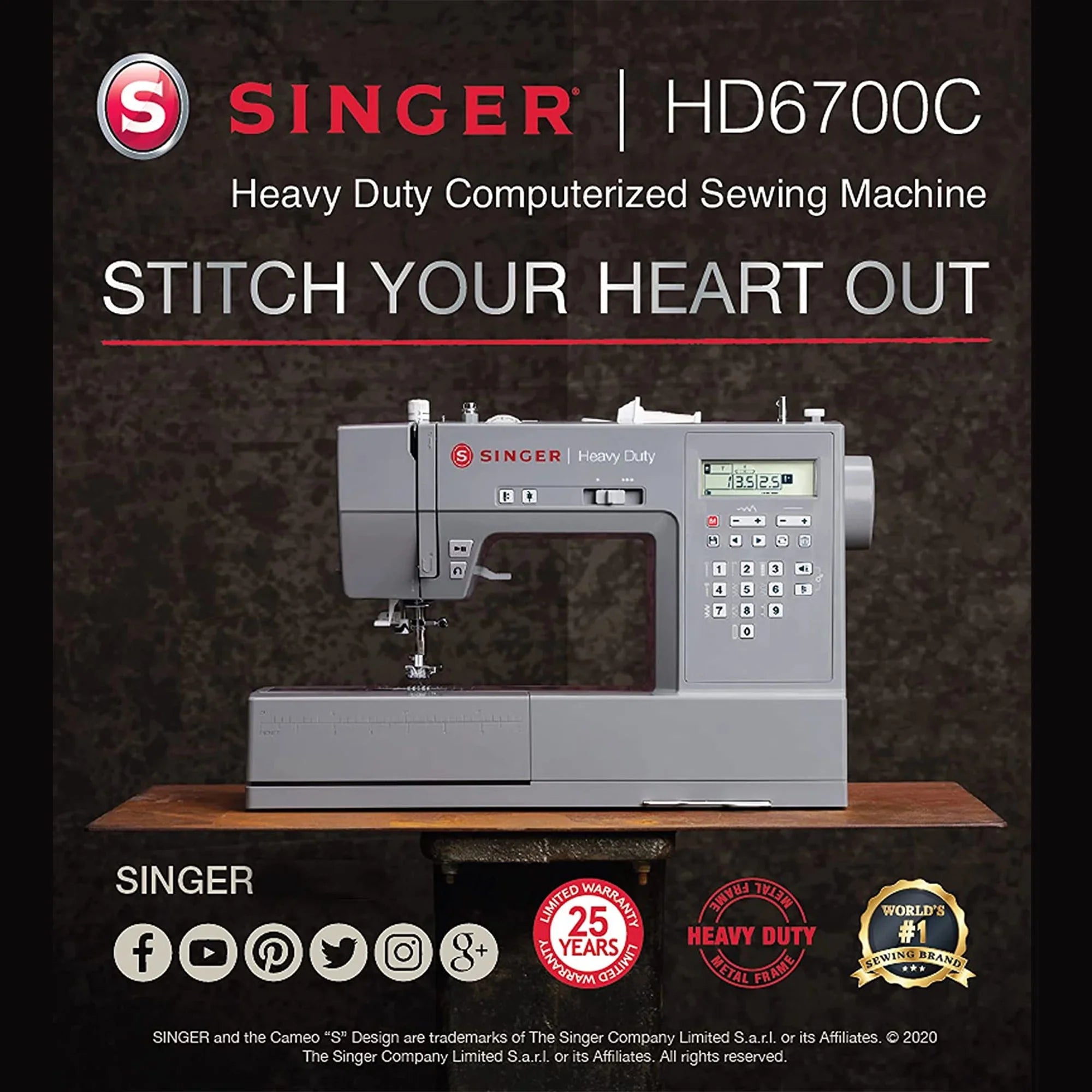 Sizeinger HD6700C Heavy Duty 6700C Sizeewing Machine - Gray