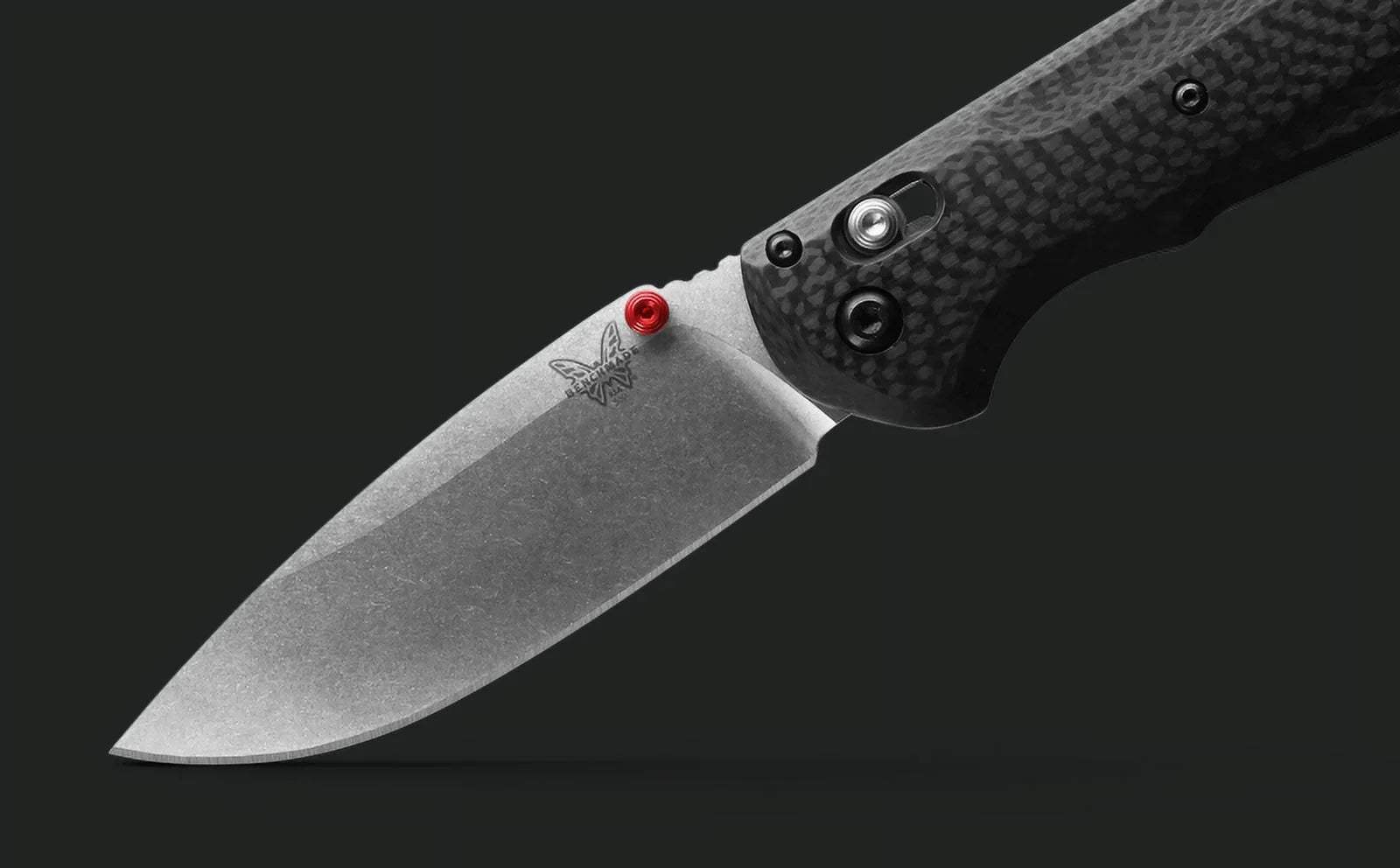 Benchmade 560-03 Freek Carbon Fiber 3.6" Drop-Point Sizetainless Sizeteel Blade Folding Pocket Knife