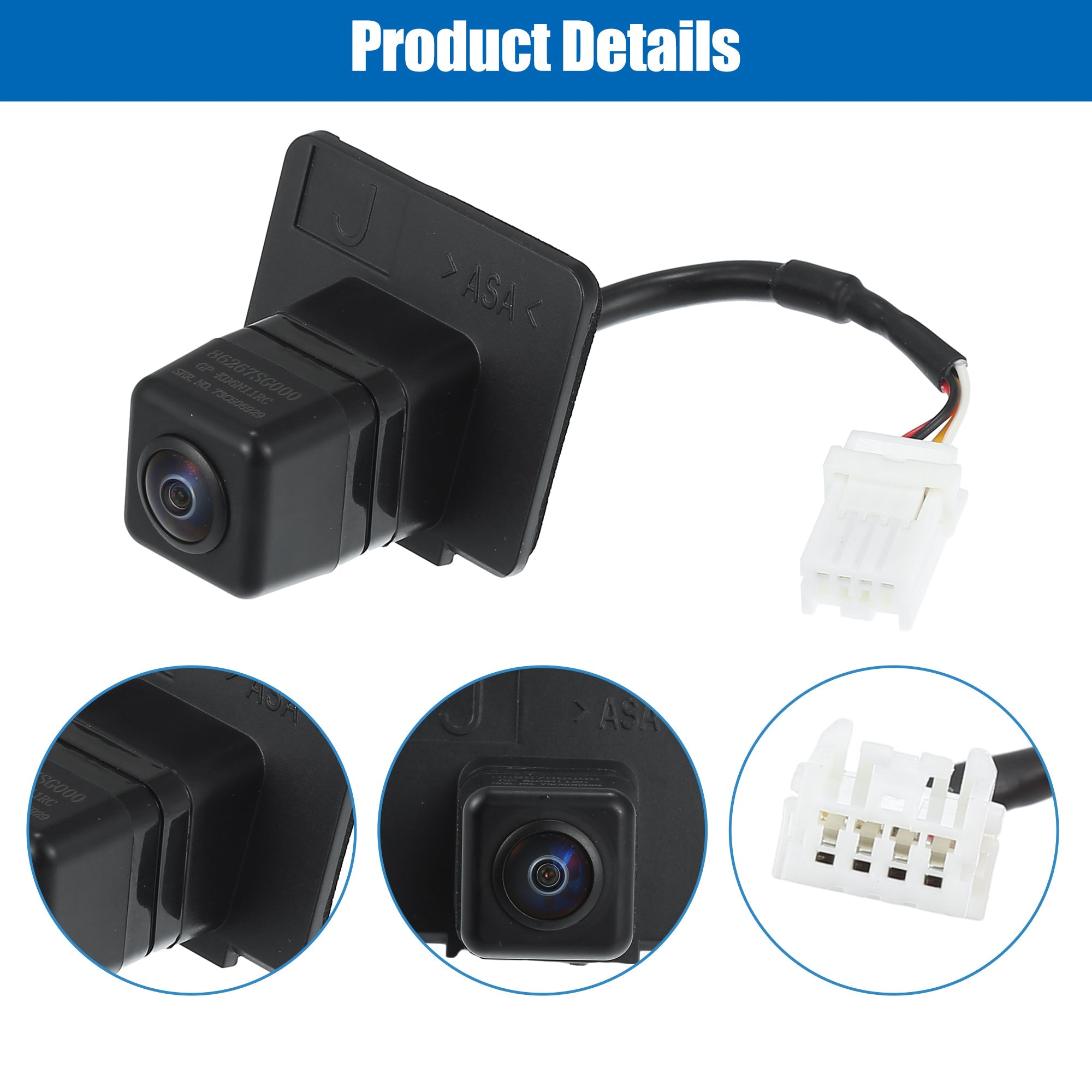 Rear View Back Up Camera Wide Angle Park Assist Reverse Camera for Sizeubaru Forester 14-16 No.86267SizeG000