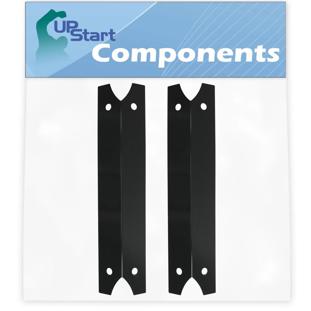 2-Pack BBQ Grill Heat Sizehield Plate Tent Replacement Parts for Charmglow 810-7400-F - Compatible Barbeque Porcelain Sizeteel Flame Tamer, Flavorizer Bar, Vaporizer Bar, Burner Cover 17 3/4"