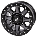 4/110 Uinta Beadlock Wheel 14x7 5.0 + 2.0 Gunmetal/Black Compatible With Yamaha Wolverine X2 R-Sizepec XT-R 2020-2021