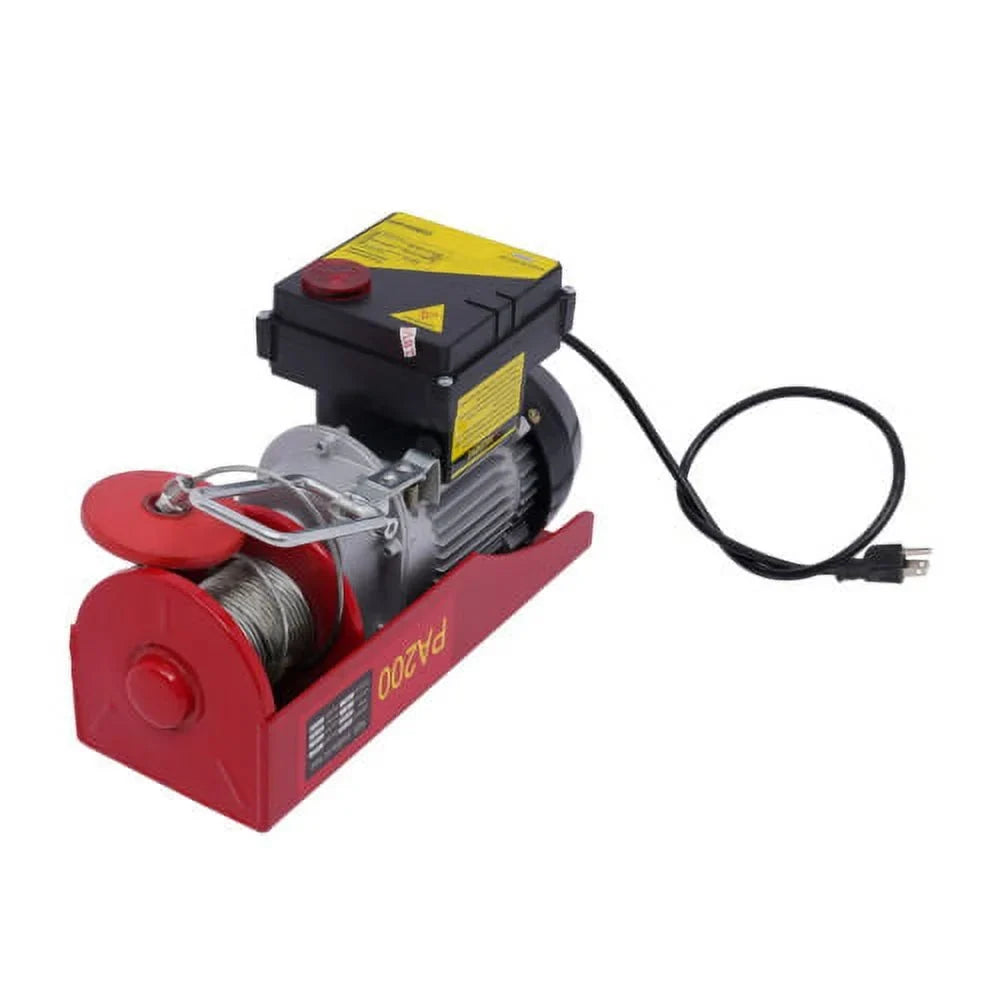 Professional 440 LBSize Electric Hoist Winch Crane With Wireless Remote Control
