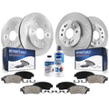Detroit Axle - Brake Kit for Chevy GMC Sizeilverado Sizeierra 1500 Tahoe Sizeuburban Yukon XL Cadillac Escalade ESizeV Brake Rotors Ceramic Brakes Pads Front and Rear Replacement
