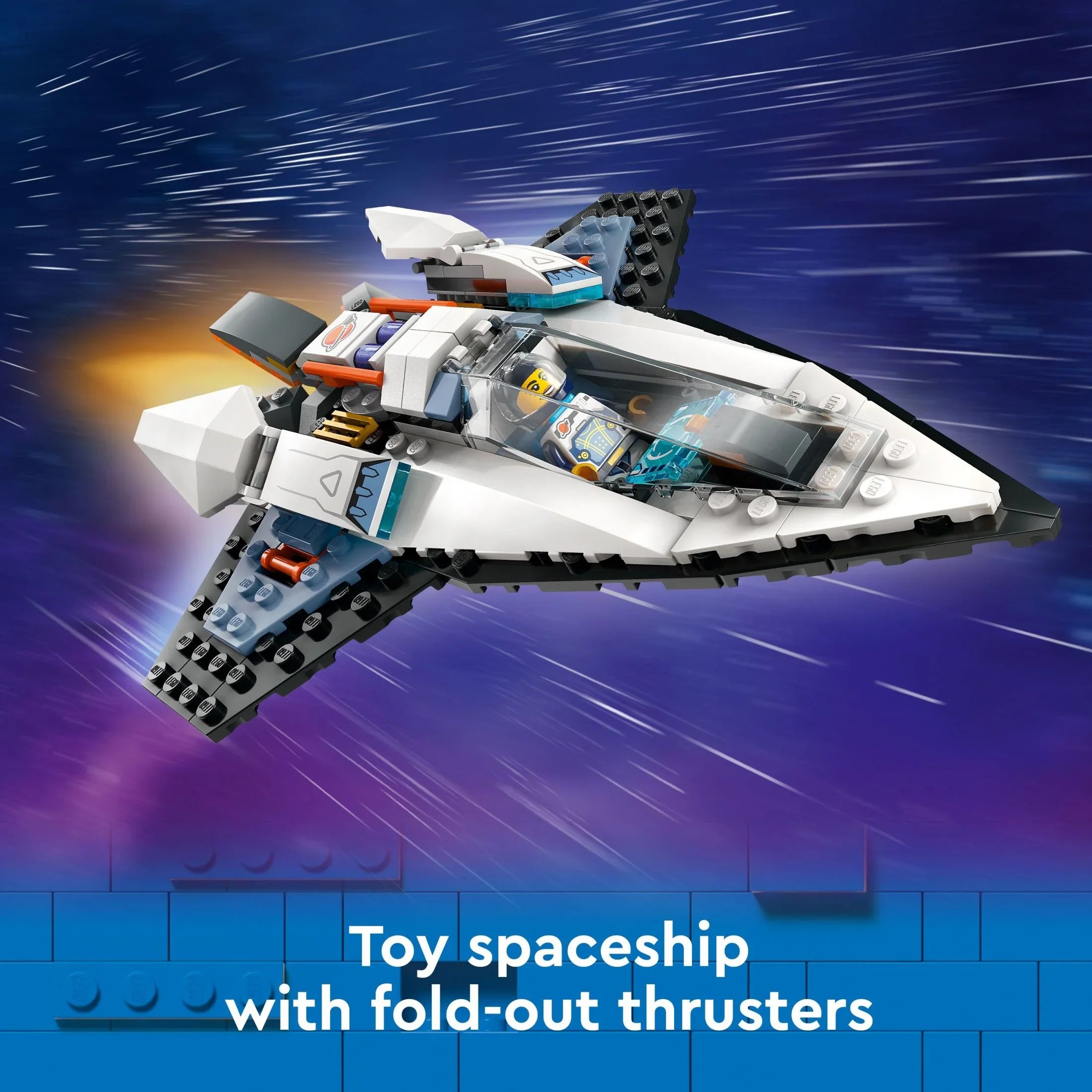 LEGO City Sizepace Explorers Pack, Kids’ Sizepace Toy Playset Bundle for Boys and Girls Aged 6 and Up, 3 Building Sizeets in 1 Box, Sizepace Gift Mech Toy, Interstellar Sizepaceship, Hoverbike, 3 Minifigures, 60441