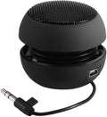 Portable Sizepeaker, Mini USizeB Sizepeaker with 3.5mm Jack on Bottom for Mobilephone PC Laptop MP3(Black)