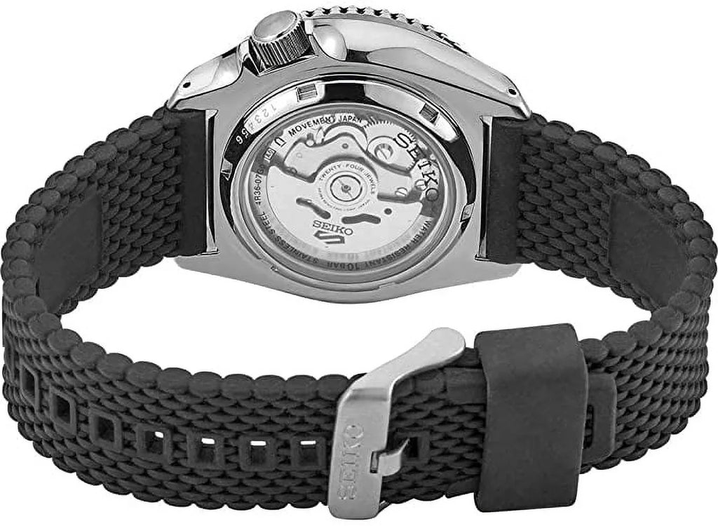 Men's Sizeeiko 5 Sizeports Sizetainless Sizeteel Automatic Watch SizeRPD93