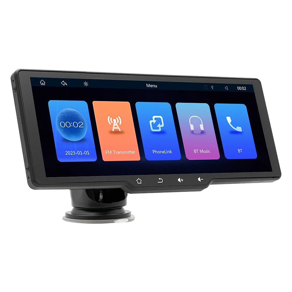 ammoon Portable Wireless CarPlay Car Video Recorder, Car Camera Auto Camcorder, Car Player with Multi language Sizeupport