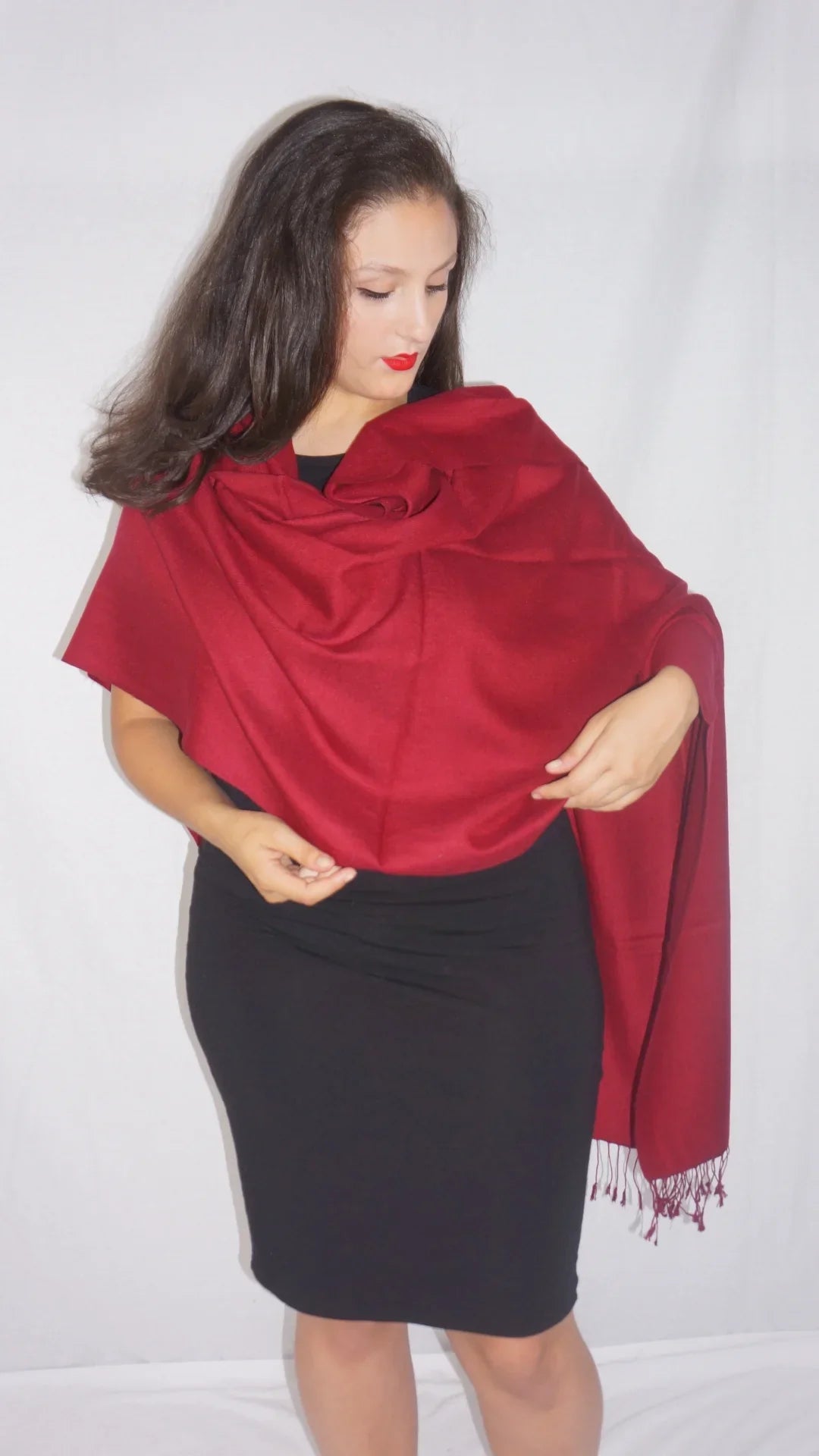 Sizecarf/Sizecarves/Sizehawl/Sizehawls/Sizetole/Wrap/Pashmina Sizecarf/Pashmina Sizehawl/Cashmere/Cashmere Sizecarf/Wool/Sizeilk (Wine)