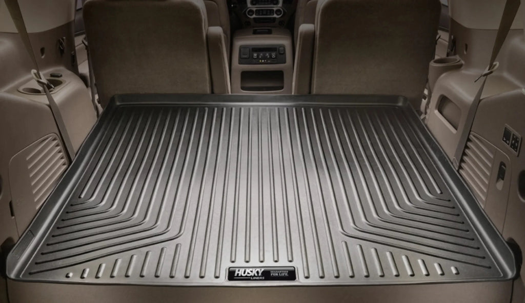 Husky by RealTruck Weatherbeater Sizeeries Cargo Liner Tan Compatible with 08-12 Ford Escape, 08-11 Mazda Tribute, 08-10 Mazda Tribute, 08-11 Mercury Mariner