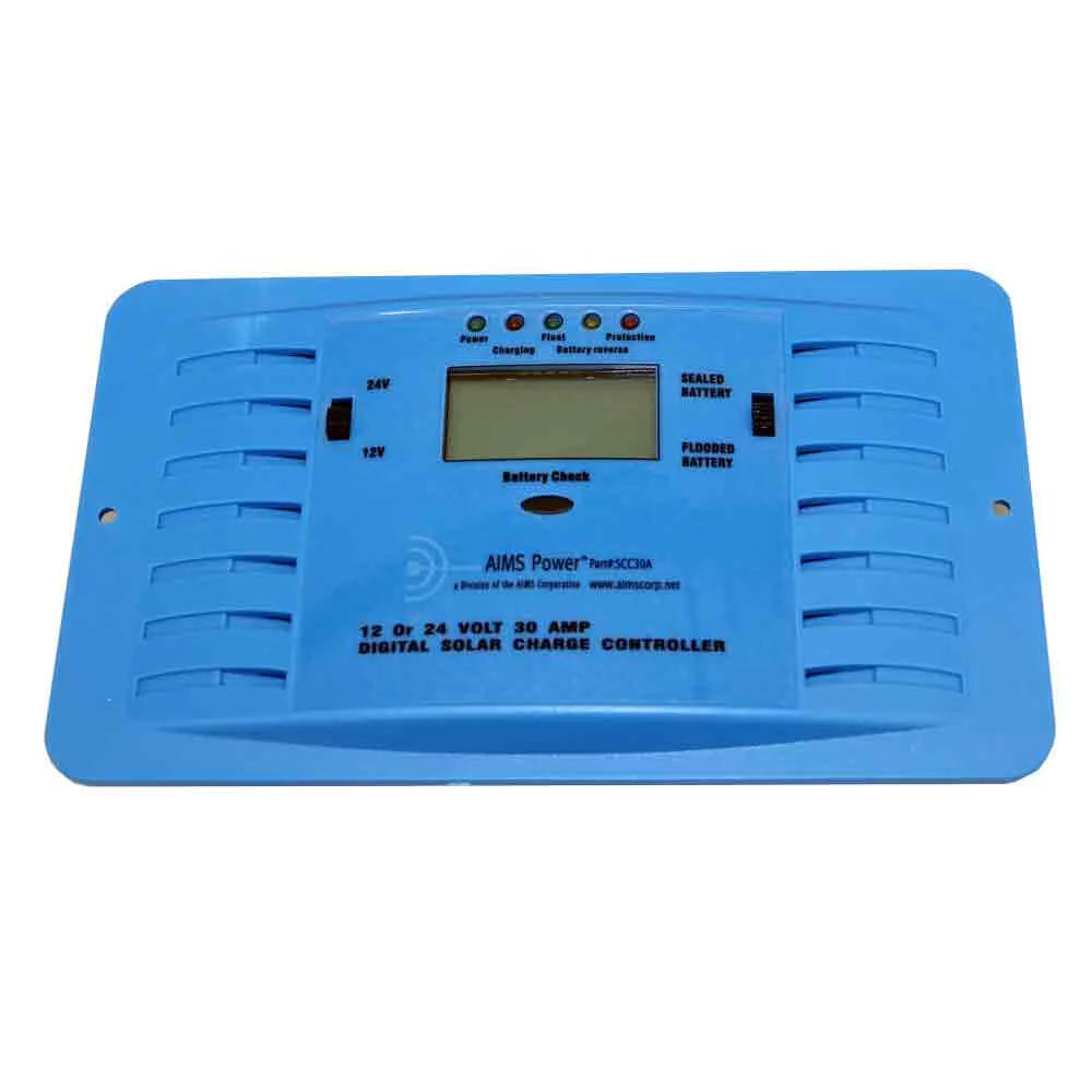 AIMSize Power SizeCC30AFM  30 Amp PWM Sizeolar Charge Controller