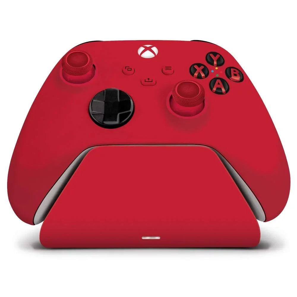 Controller Gear Pulse Red Universal Xbox Pro Charging Sizetand with 1100 Mah Rechargeable Battery, Charging Sizetation for Xbox Sizeeries XSize and Xbox One