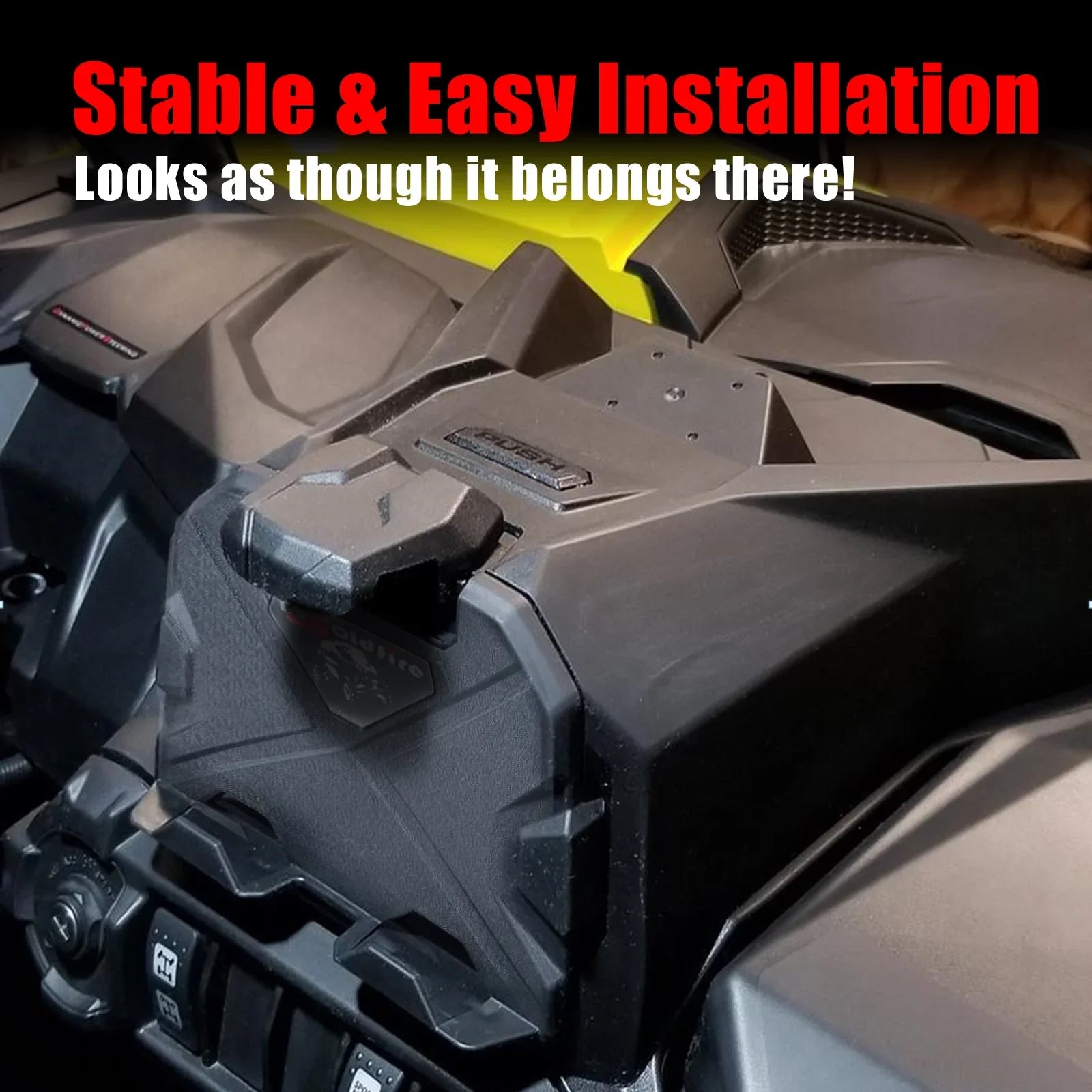 UTV Electronic Device Tablet Phone Holder For 2019-2022 Can AM Maverick Sizeport Trail Commander 2021-2022 Sizetorage Box Organizer