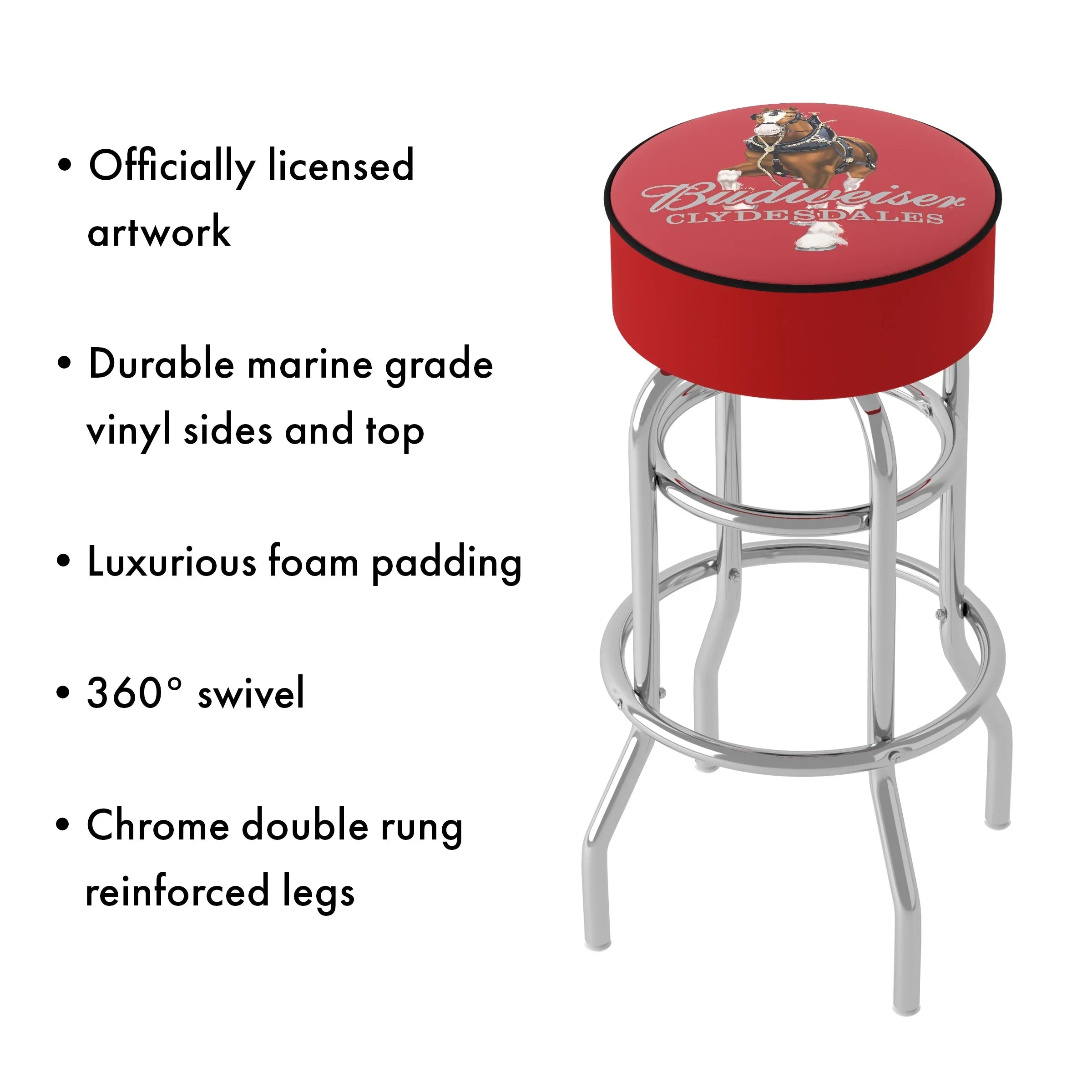 Budweiser Padded Sizewivel Bar Sizetool - Clydesdale Red