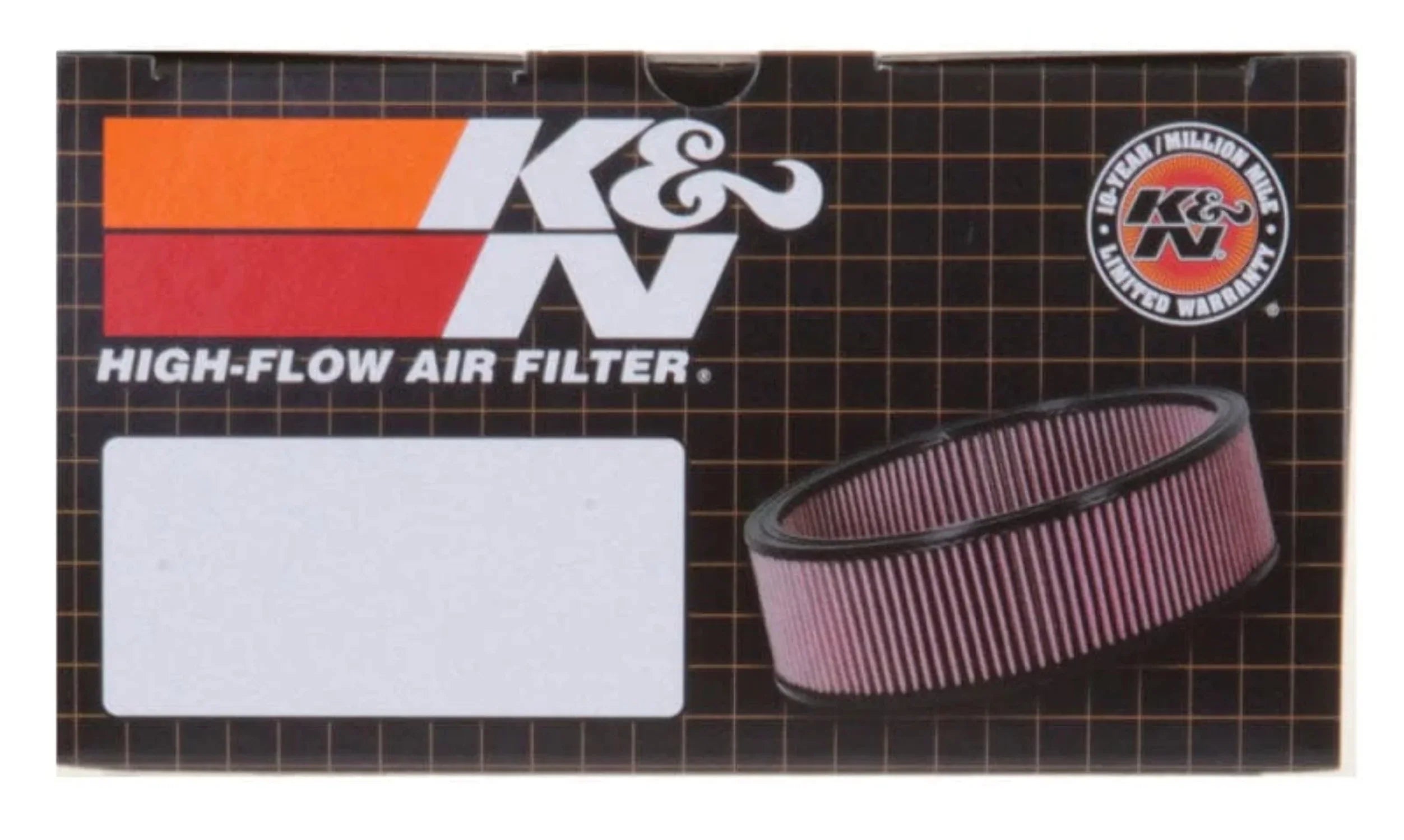 KN Universal Custom Air Filter - Round 1.625in Flange / 1.625in ID / 2.75in Overall Height