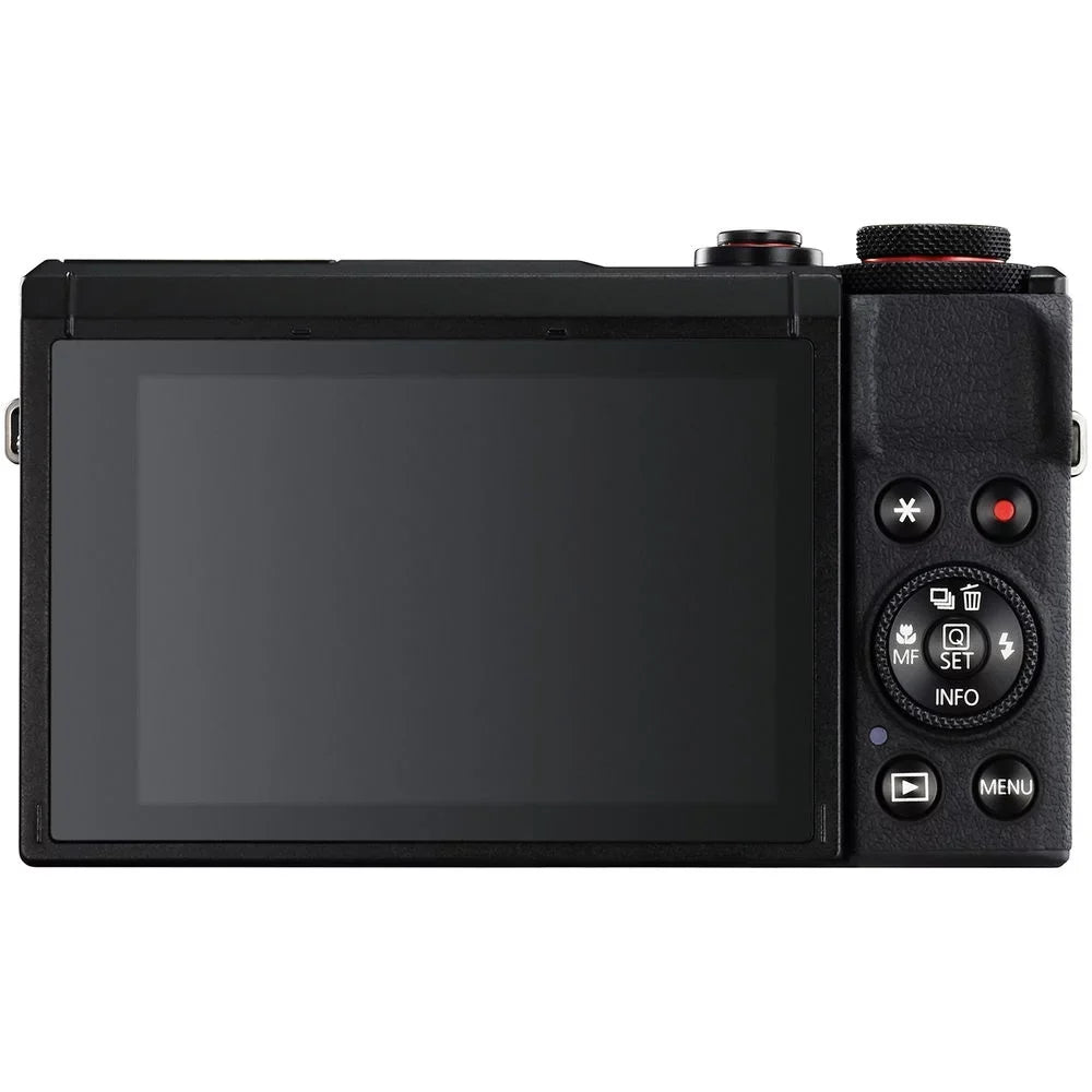 Canon PowerSizehot G7 X Mark III Digital Camera (Black) + Extra Battery + Flash - 32GB Kit