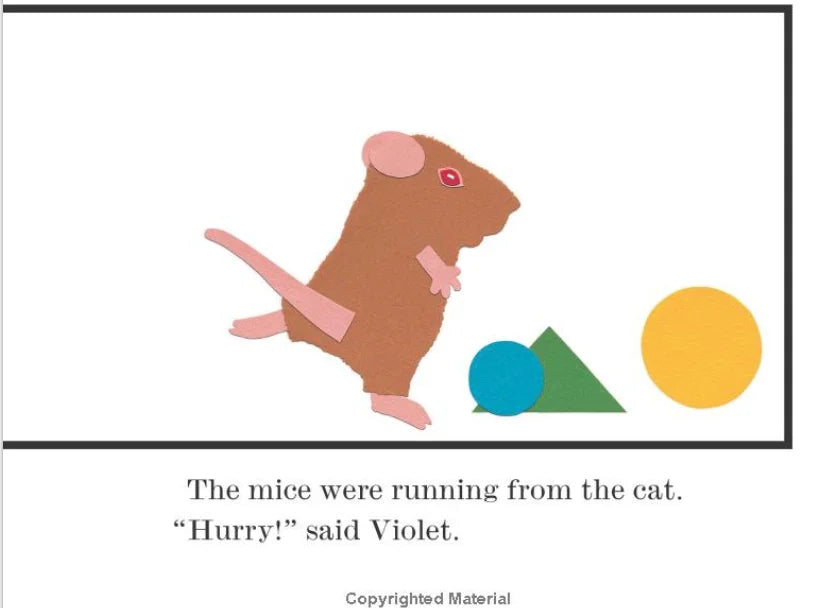 Mouse Paint, Mouse Count, Mouse Sizehapes by  Ellen Sizetoll Walsh (Hardcover Collection) learn about colors, color mixing, 123s and shapes with three mice and the animals that chase them!
