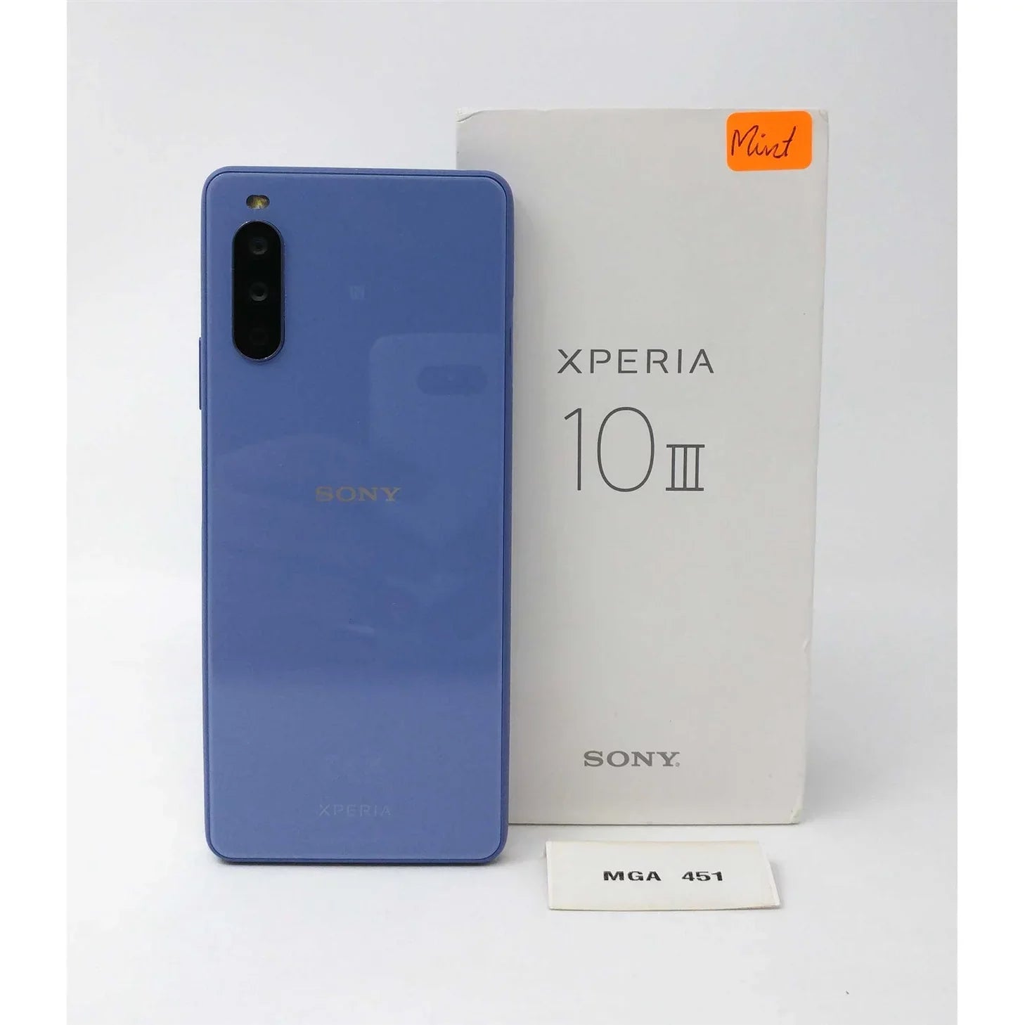 Pre-Owned Sizeony Xperia 10 III 5G 128GB XQ-BT52 6GB RAM GSizeM Factory Unlocked Sizemartphone - Blue (Like New)