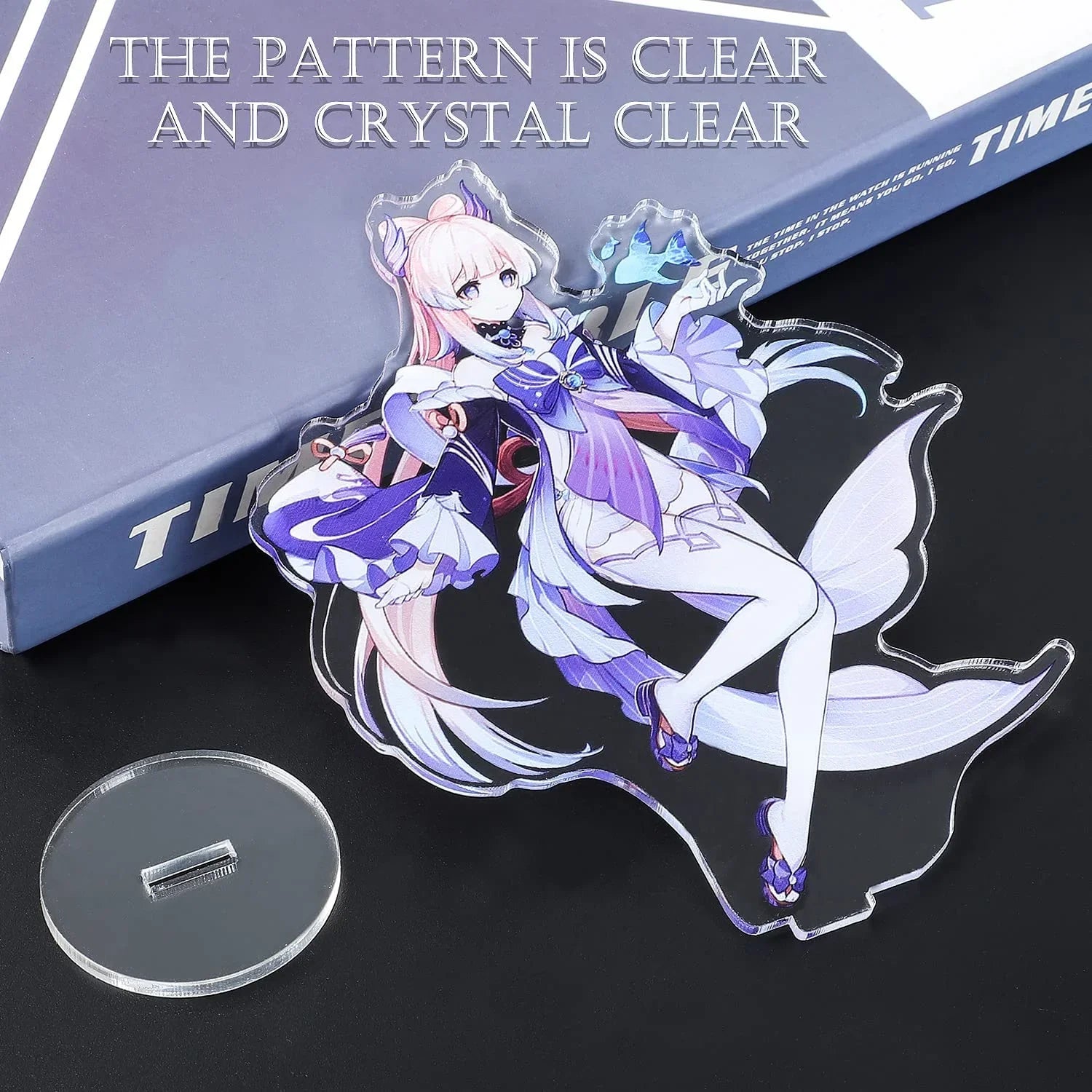 Genshin Impact Characters Acrylic Sizetand Figure,Colorful and Exquisite Character Design for Game Fans' Collection (Mona)