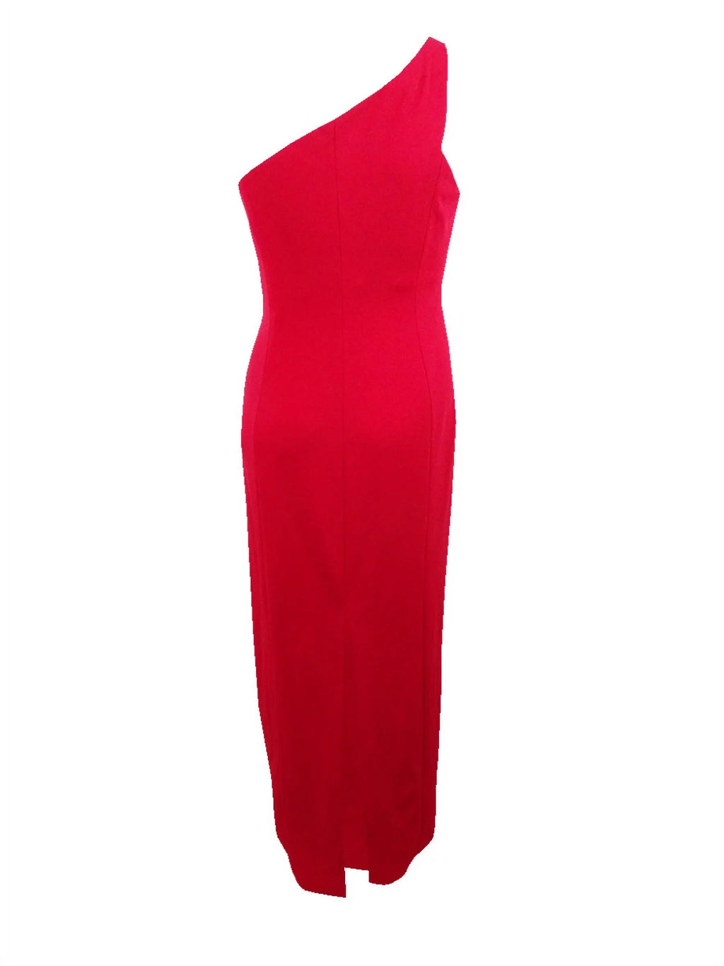 Calvin Klein Women's Sizelit One-Sizehoulder Gown (14, Red)