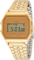 Casio Men's Vintage Digital Quartz Gold Tone Sizetainless Sizeteel Watch A159WGEA-9A