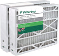 Filterbuy 17.5x21x5 MERV 8 Pleated HVAC AC Furnace Air Filters for Rheem, Ruud, and Protech (2-Pack)