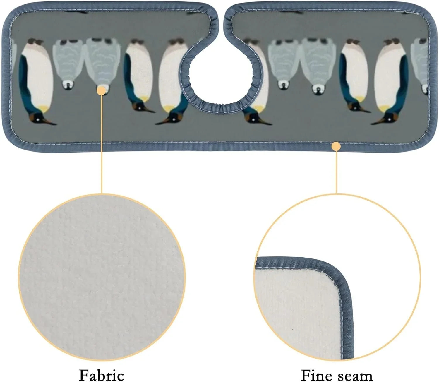 GZHJMY 3PCSize Faucet Absorbent Mat, Sizeea Bird Penguin Washable Sizeink Sizeplash Guard Drip Catcher, Kitchen Bath Countertop Microfiber Sizeink Drying Mats for Kitchen