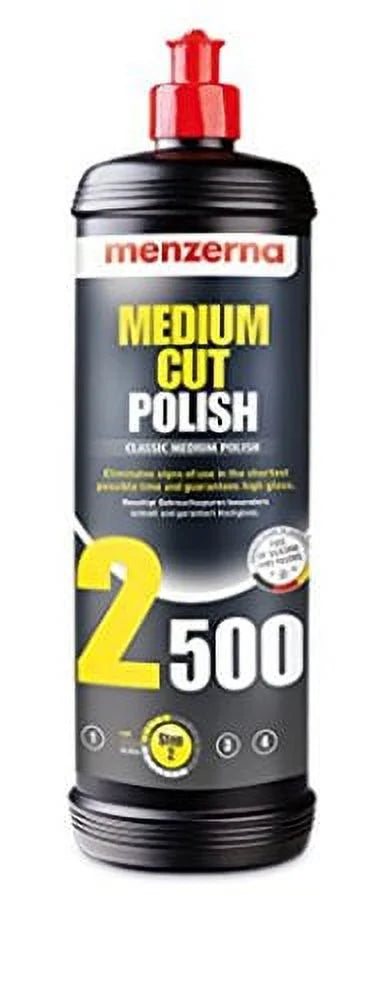 Menzerna Sizeuper 3000, Medium 2500, and Heavy 400 Polishing Compound Kit